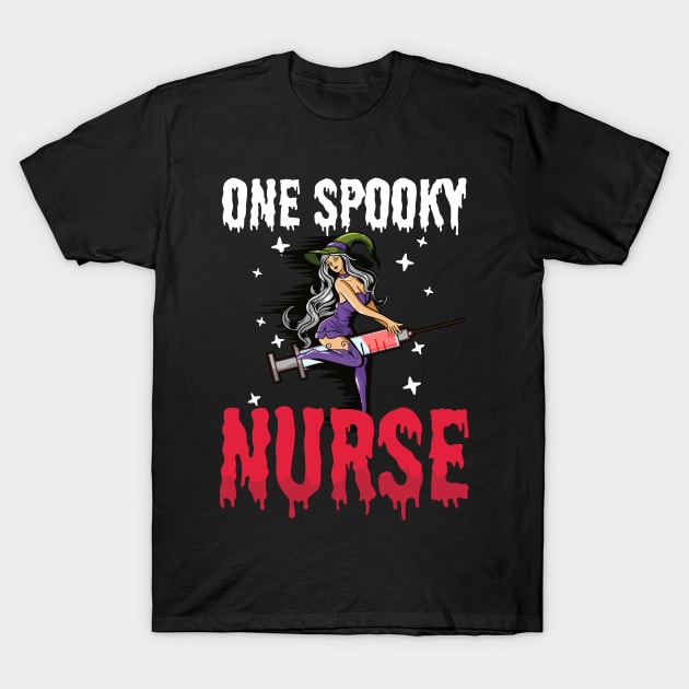 Halloween Nurse Shirt | One Spooky Nurse T-Shirt by Gawkclothing